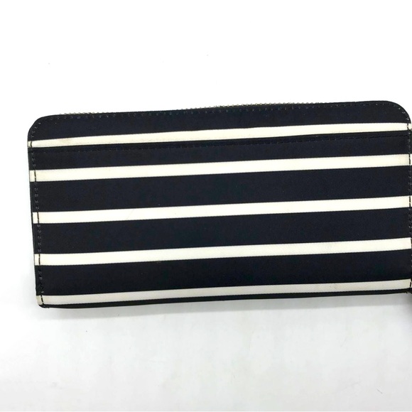 kate spade Bags Nwtskate Spade Nylon Wallet Brass Zipblack Leather